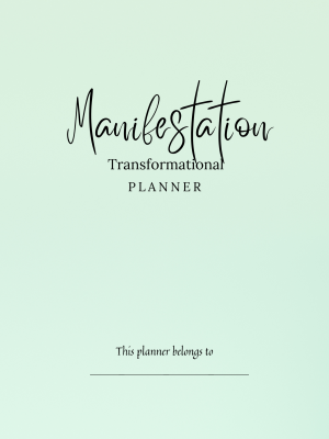 Pastel Green Print Digital Manifestation Planner