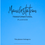 Blue Print Digital Manifestation Planner
