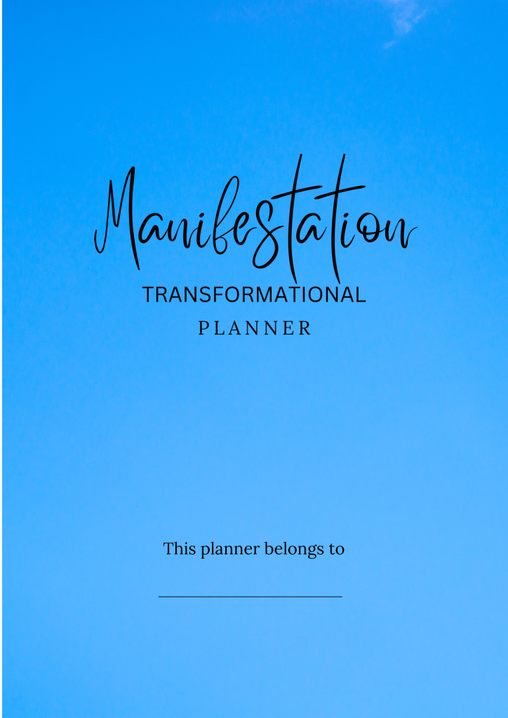 Blue Print Digital Manifestation Planner