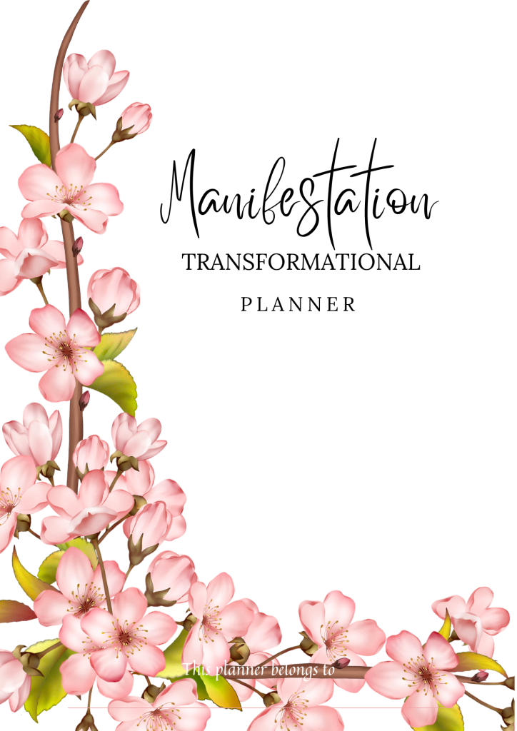 Cherry Blossom Digital Manifestation Planner