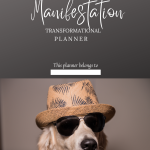 Dog Print Digital Manifestation Planner